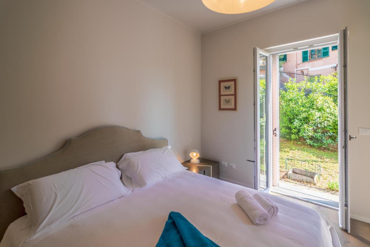 Casa Brigitte Comfort, Vista E Parcheggio Zoagli Bagian luar foto