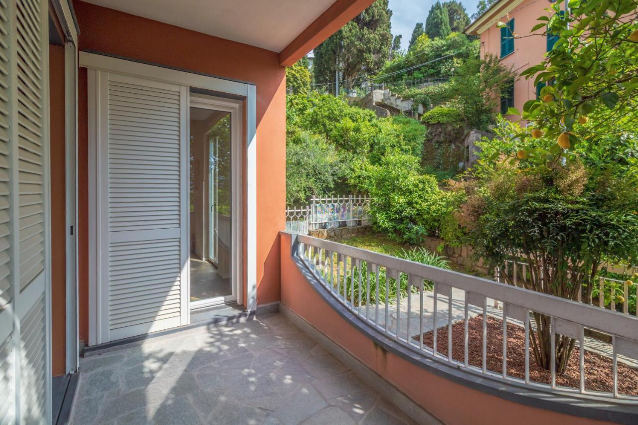 Casa Brigitte Comfort, Vista E Parcheggio Zoagli Bagian luar foto