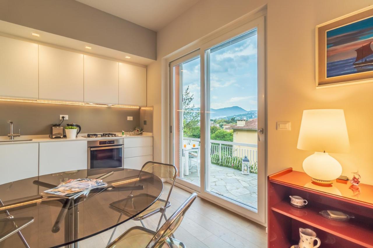 Casa Brigitte Comfort, Vista E Parcheggio Zoagli Bagian luar foto